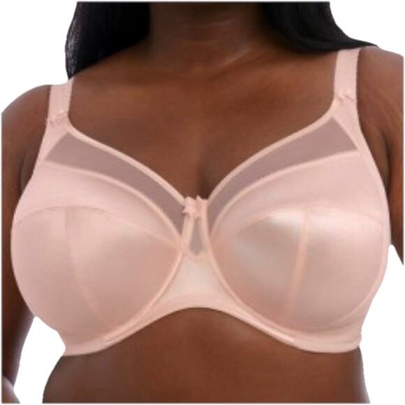 Goddess Keira Soft Cup Bra 46K 6090 Pearl Blush Plus Side Sexy Full Coverage NWT - Picture 1 of 14